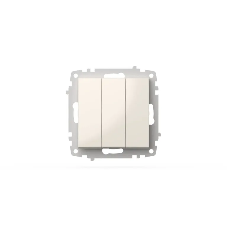 Выключатель трехклавишный ELBI Zena Vega 609-010200-254