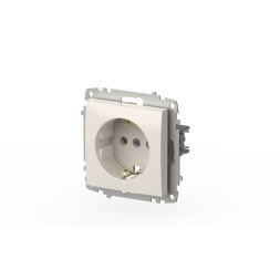 Розетка с заземлением ELBI Zena Vega 609-010200-217