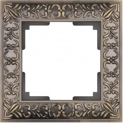 Рамка Antik на 1 пост бронза WL07-Frame-01 4690389054358