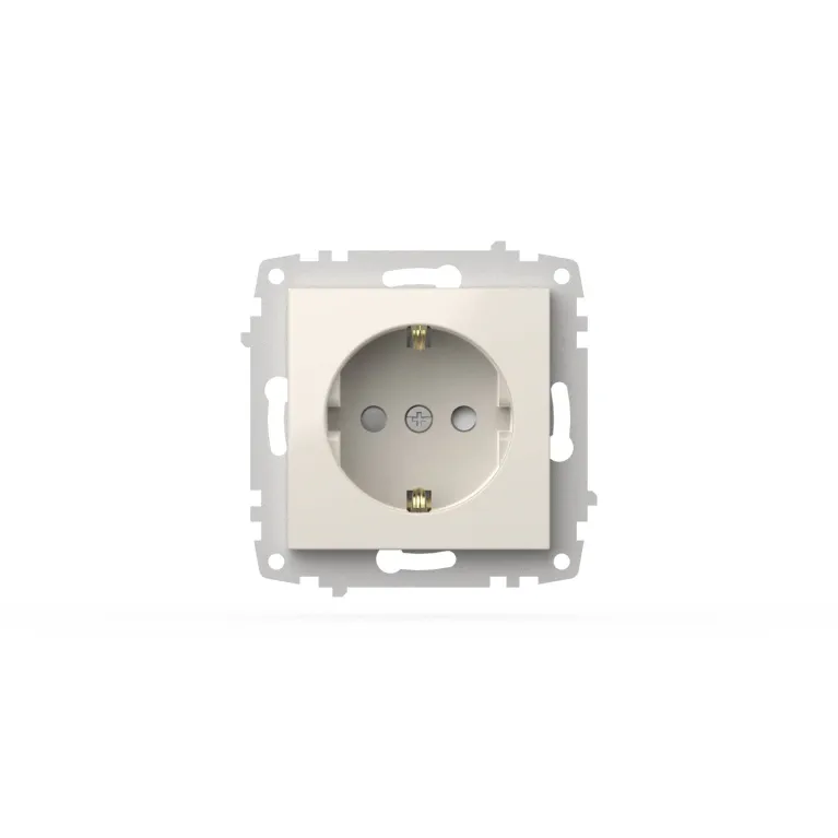 Розетка с заземлением и защитой от детей ELBI Zena Vega 609-010200-243