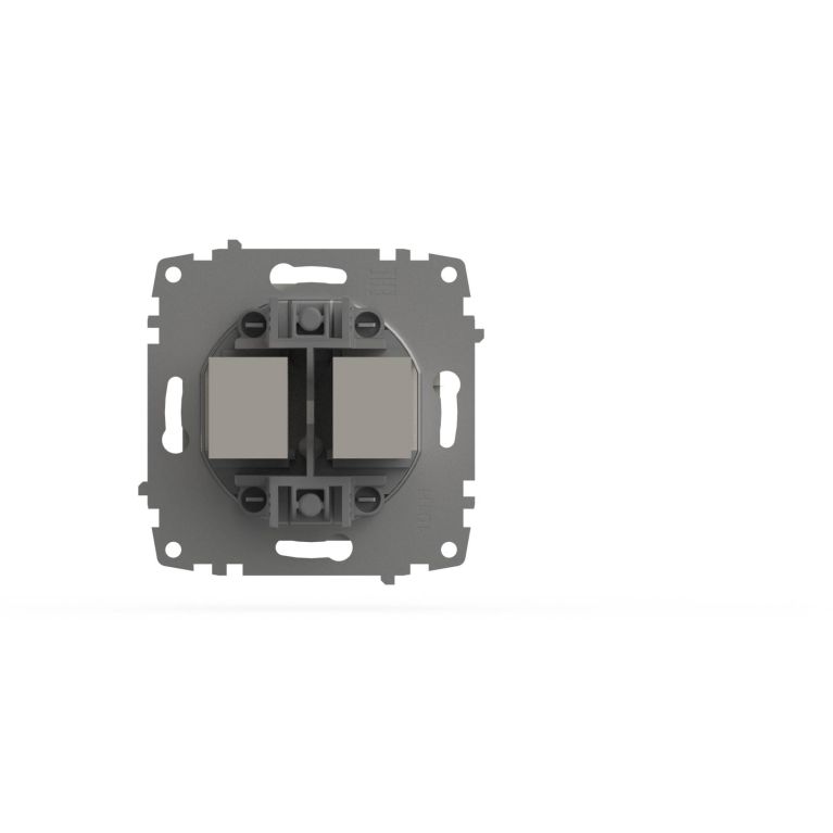 Розетка компьютерная + TF. (Cat 6) ELBI Zena Vega 609-010200-249