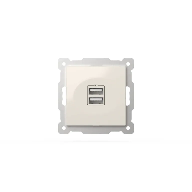 Розетка USB 5V 2,1A 2-я ELBI Zena Vega 609-010200-143