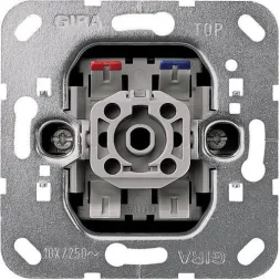 Переключатель одноклавишный перекрестный Gira System 55 с подсветкой 10A 250V 011600