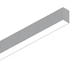 Подвесной светодиодный светильник Ideal Lux Fluo Wide 1800 3000K Aluminum
