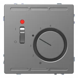 Терморегулятор Schneider Electric Merten D-Life с центральной платой с выключателем 230V MTN5760-603