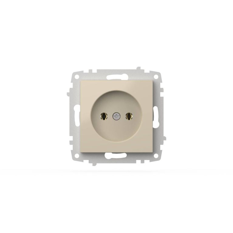 Розетка без заземления ELBI Zena Vega 609-010300-215