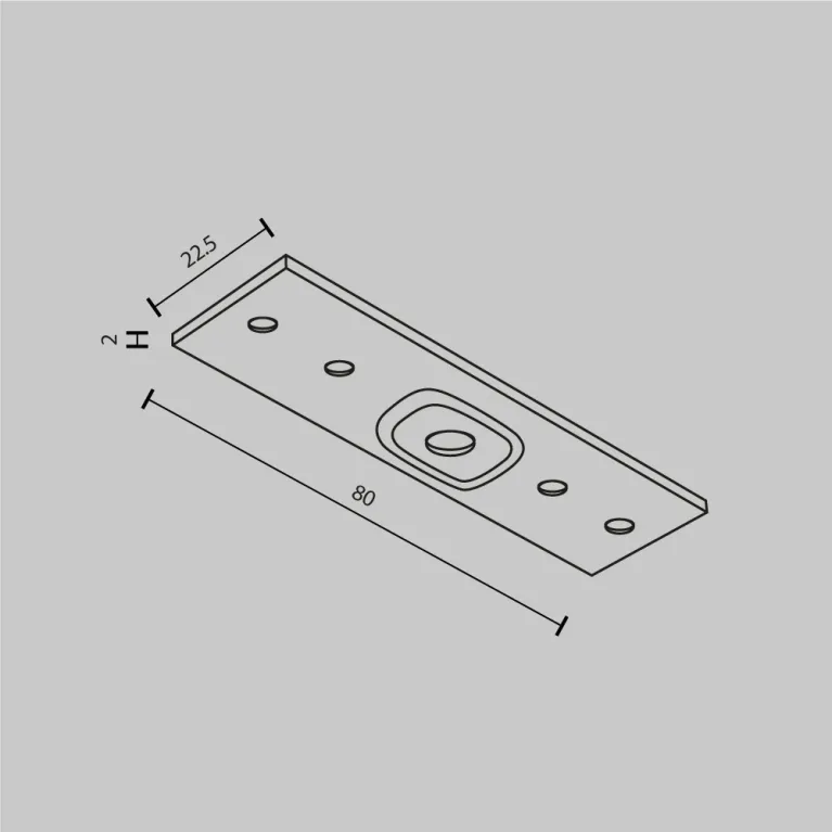 Коннектор прямой Maytoni Magnetic track system Exility TRA034C-21W