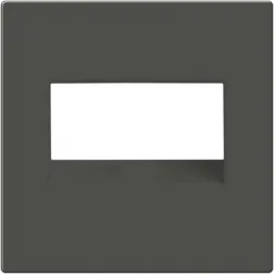 Рамка для двойной розетки Еthernet RJ-45 серо-коричневый WL07-RJ45+RJ45-CP 4690389119583
