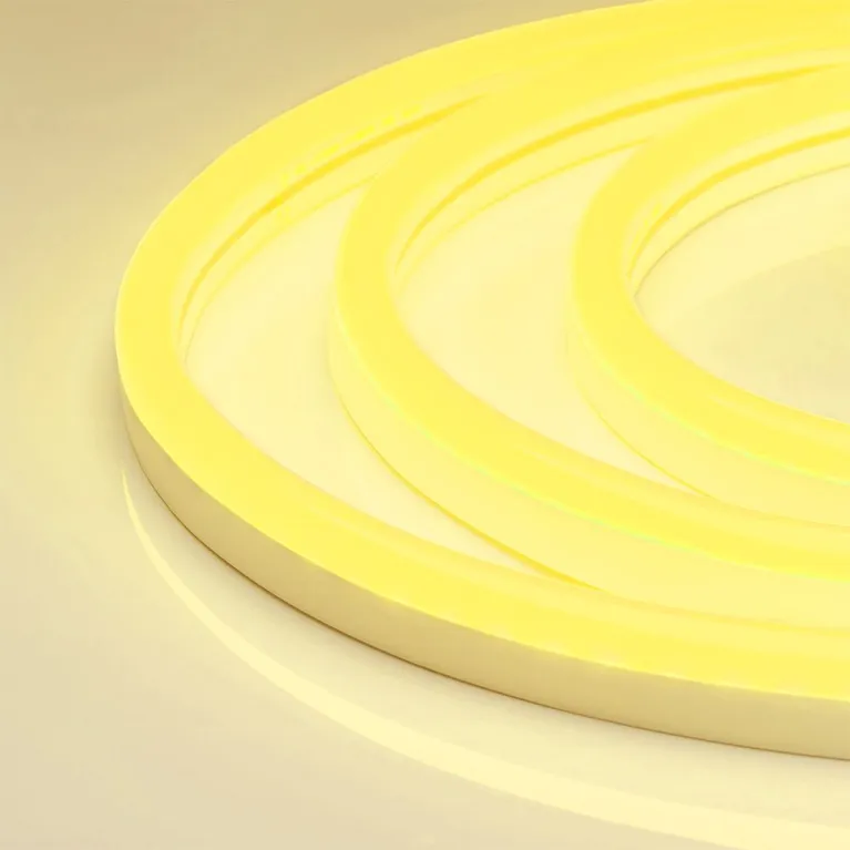 Светодиодная герметичная лента Arlight WAVE-SIDE-A120-12x25mm 230V Yellow (12 W/m, IP67, 50m, wire x