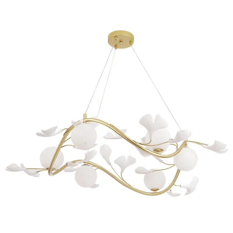Подвесная люстра Crystal Lux Colibri SP6 Gold