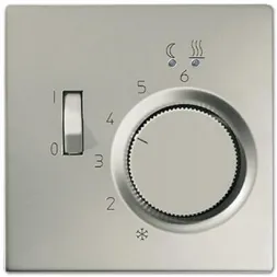 Накладка регулятора теплого пола Jung LS 990 edelstahl ESFTR231PL