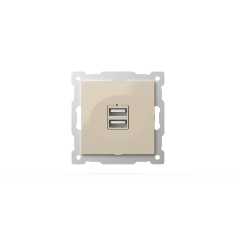Розетка USB 5V 2,1A 2-я ELBI Zena Vega 609-010300-143