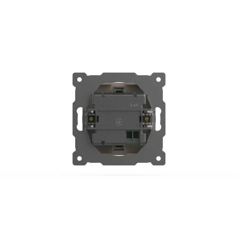Розетка USB 5V 2,1A 2-я ELBI Zena Vega 609-010300-143