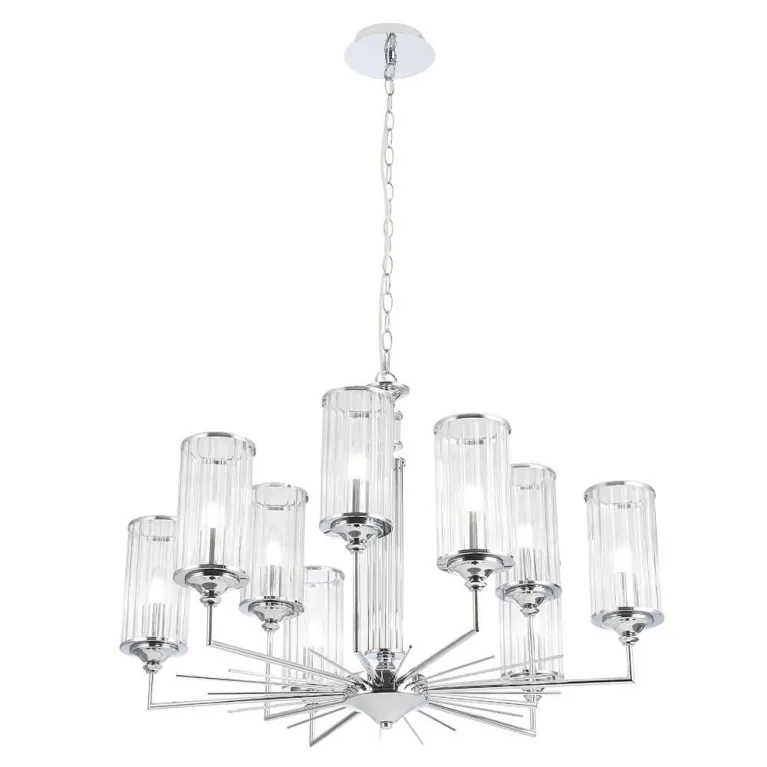 Подвесная люстра Crystal Lux Gloria SP9 Chrome