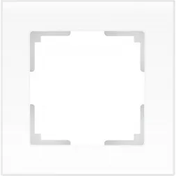 Рамка Favorit на 1 пост белый матовый WL01-Frame-01 4690389098550