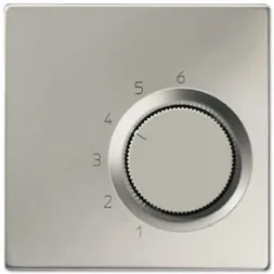 Накладка термостата комнатного Jung LS 990 edelstahl ESTR236PL