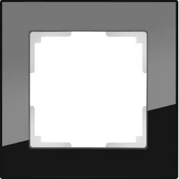 Рамка Favorit на 1 пост черный WL01-Frame-01 4690389063398