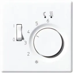 Регулятор теплого пола 10(4)А Jung LS 990 белый FTRLS231WW