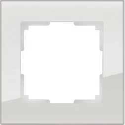 Рамка Favorit на 1 пост дымчатый WL01-Frame-01 4690389061301