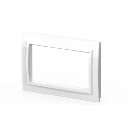 Рамка для двухместной розетки с заземлением ELBI Zena 608-015600-907