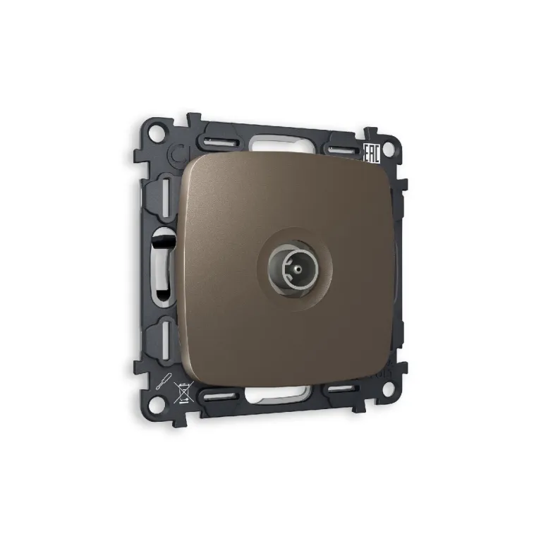 Комплект механизма TV розетки проходной 5-1000 MHz 4dB Ambrella Volt Omega MO643030