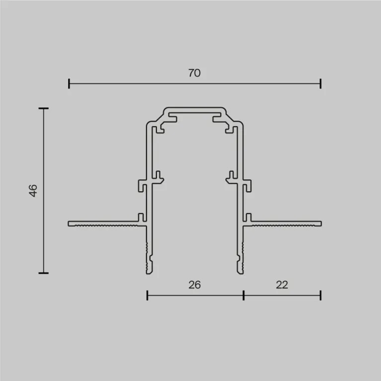 Шинопровод Maytoni Magnetic track system Exility TRX034-421.12W