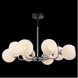 Люстра на штанге Illumico IL0371-8PSQ-79 BK CR