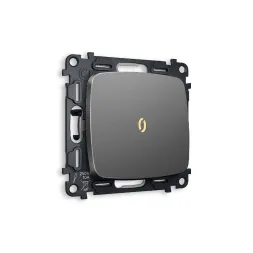 Комплект механизма 1-кл проходного выключателя с подсветкой Ambrella Volt Omega MO652030