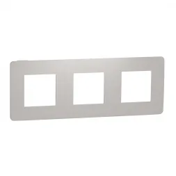 Рамка 3-постовая Schneider Electric Unica New NU280624