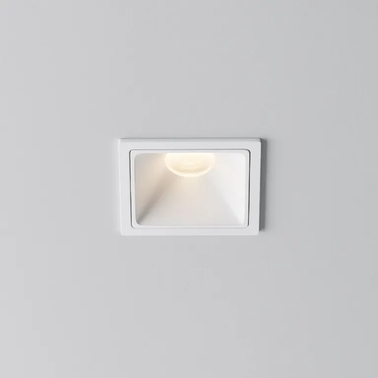 Встраиваемый светильник Maytoni Alfa led DL043-01-10W3K-SQ-W-1