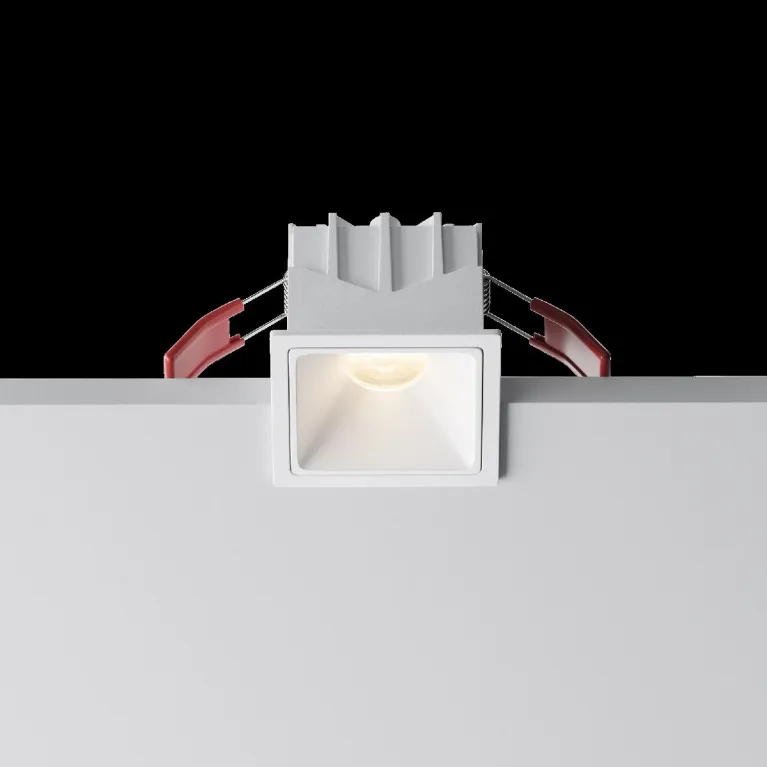 Встраиваемый светильник Maytoni Alfa led DL043-01-10W3K-SQ-W-1