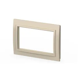 Рамка для двухместной розетки с заземлением ELBI Zena 608-010300-907