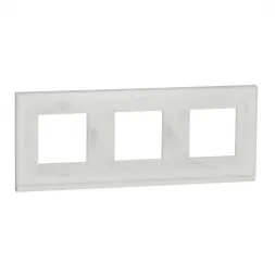 Рамка 3-постовая Schneider Electric Unica New NU600685