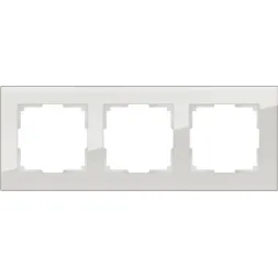 Рамка Favorit на 3 поста дымчатый WL01-Frame-03 4690389061325