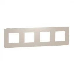 Рамка 4-постовая Schneider Electric Unica New NU280844