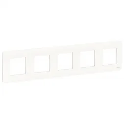 Рамка 5-постовая Schneider Electric Unica New NU201018