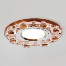 Встраиваемый светильник Ambrella light Crystal K225 BR