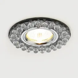 Встраиваемый светильник Ambrella light Crystal K230 BK