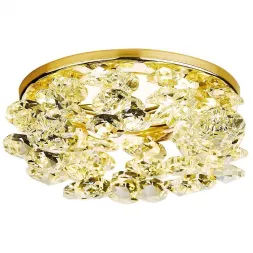 Встраиваемый светильник Ambrella light Crystal K308 CL/G