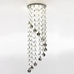 Встраиваемый светильник Ambrella light Crystal K3440 CL/BK/CH