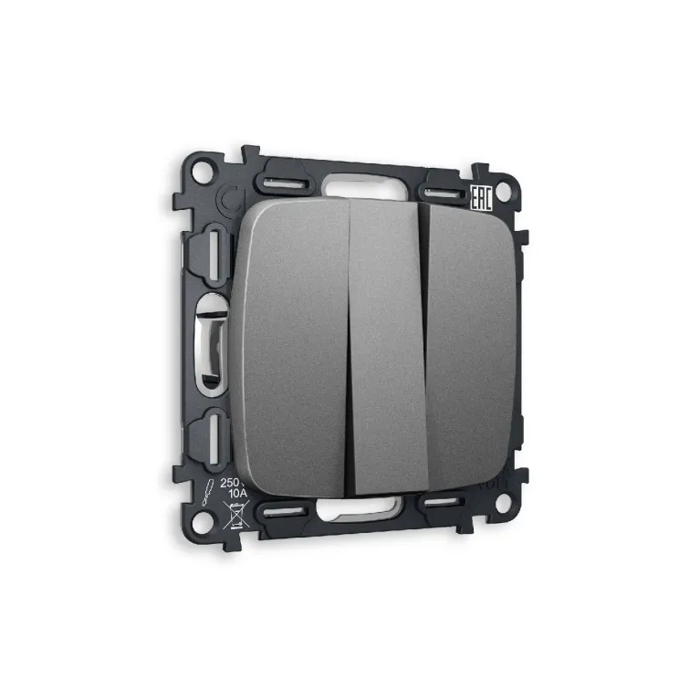 Комплект механизма 3-кл выключателя Ambrella Volt Omega MO655010
