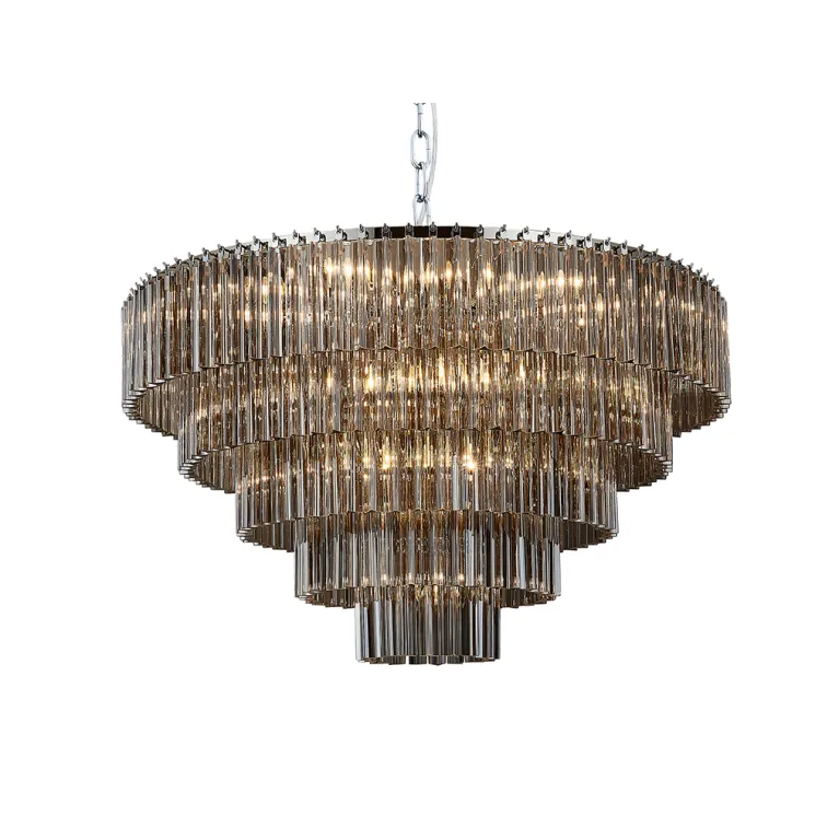 Подвесная люстра Newport 8708+17/C fume М0065973