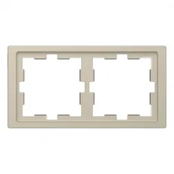 Рамка 2-постовая Schneider Electric Merten D-Life MTN4020-6533
