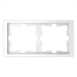 Рамка 2-постовая Schneider Electric Merten D-Life MTN4020-6535