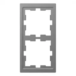 Рамка 2-постовая Schneider Electric Merten D-Life MTN4020-6536