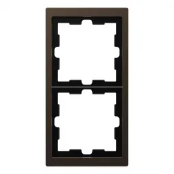 Рамка 2-постовая Schneider Electric Merten D-Life MTN4020-6552