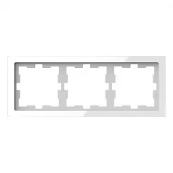 Рамка 3-постовая Schneider Electric Merten D-Life MTN4030-6520