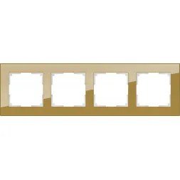 Рамка Favorit на 4 поста бронзовый WL01-Frame-04 4690389098659