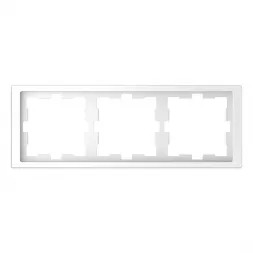 Рамка 3-постовая Schneider Electric Merten D-Life MTN4030-6535