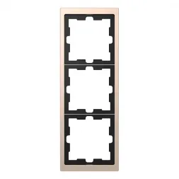 Рамка 3-постовая Schneider Electric Merten D-Life MTN4030-6551